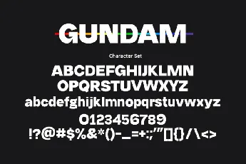 Gundam font