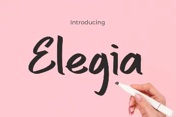 Elegia font