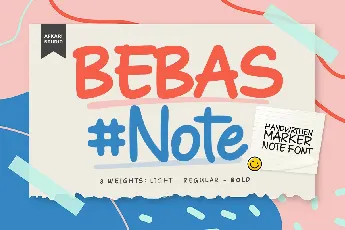 Bebas Note font