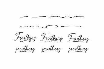 Frostburg Demo font