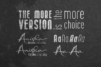 Anisha font