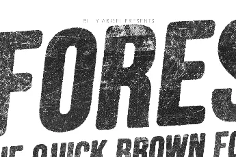 FORESTS ITALIC PERSONAL USE font