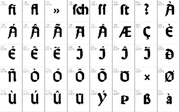 Wallau font