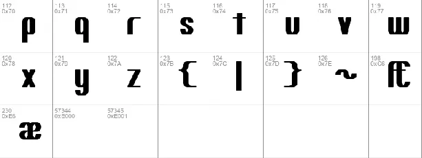 Yielding font