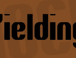 Yielding font