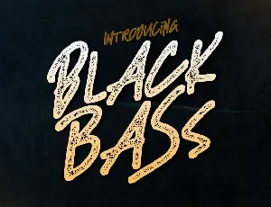 Black Bass font