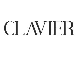 Clavier font