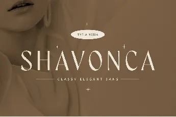 Shavonca font