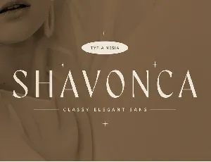 Shavonca font