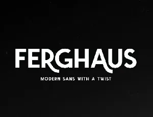 Ferghaus Sans font