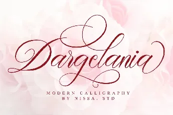 Dargelania font