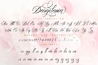 Dargelania font