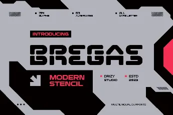 Bregas font