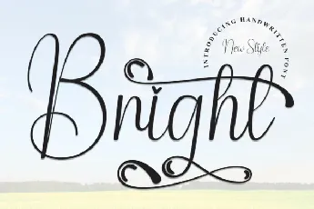 Bright Script font