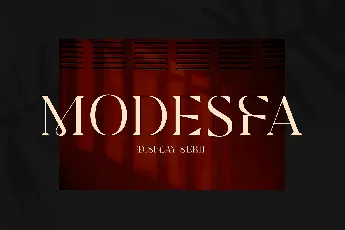 Modesfa font