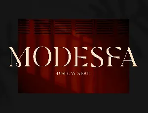 Modesfa font