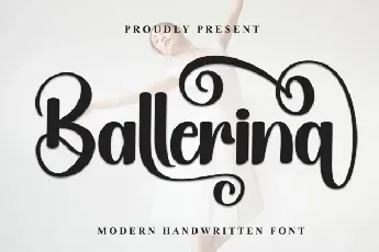 Ballerina Script font