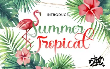 Summer Tropical font