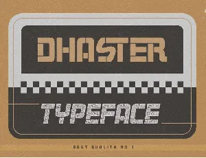 Dhaster font