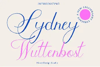 Sydney Wuttenbost font