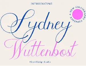 Sydney Wuttenbost font