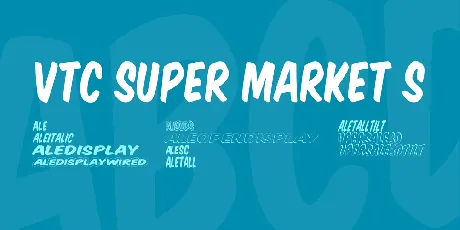 VTC Super Market S font