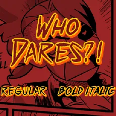 Who Dares?! font