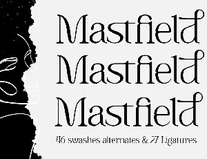 Mastfield font