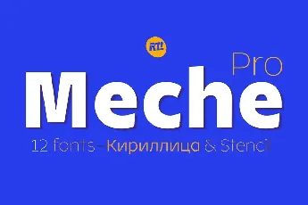 Meche Pro font