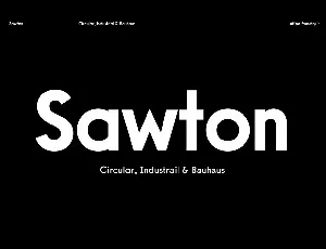 Sawton font