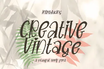 Creative Vintage font