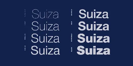 Suiza Family font