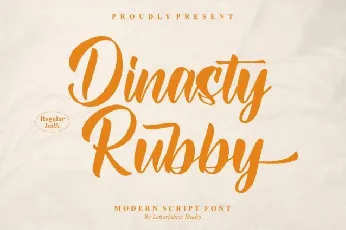 Dinasty Rubby Script font