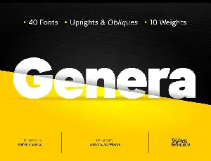 Genera font