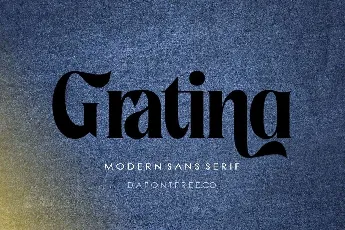 Gratina font