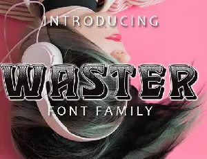 Waster font