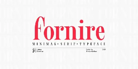 Fornire font