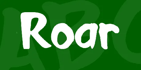 Roar font