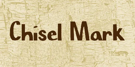 Chisel Mark font