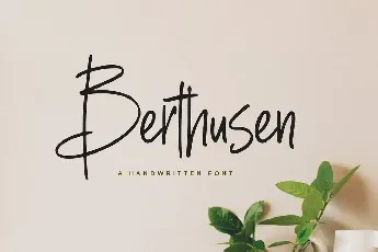 Berthusen font