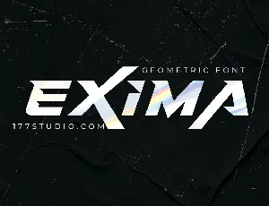 Exima Geometric font