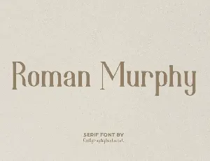 Roman Murphy font