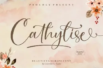 Cathylise Script font