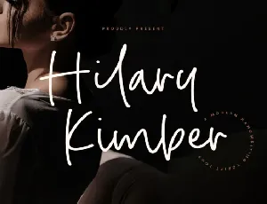 Hilary Kimber font