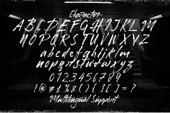 Honuzima Handbrush Script font