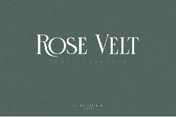 Rose Velt font