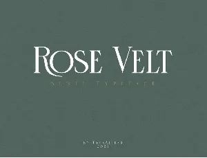 Rose Velt font