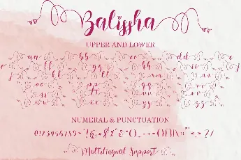 Balissha font