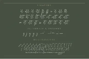 Melistany font