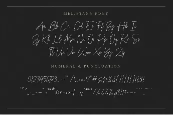 Melistany font